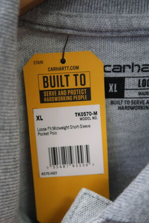 1 stk. Carhartt | Polo I Grå I XL
