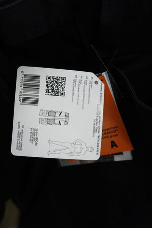 1 stk. Mascot | Bukser med knælommer | Mørk marine/gul | 82C54