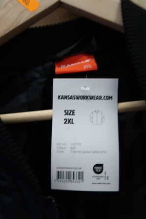 1 stk. Kansas | Termojakke 4808 | Sort | 2XL