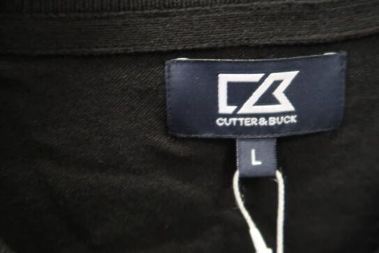 3 stk. Cutter & Buck | Oakville V-neck Herre | Sort | L