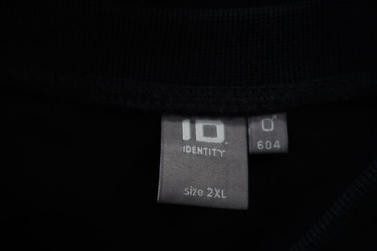 2 stk. ID I Sweatshirt I Sort I 2XL 