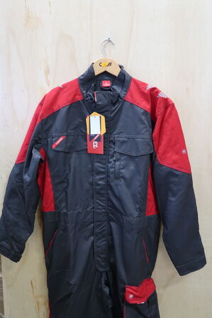 1 stk. Engel | Galaxy kedeldragt | Mørk grå/rød | XL