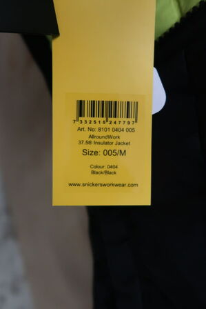 1 stk. Snickers | AllroundWork 37.5® jakke | Sort | M