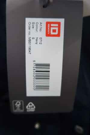 1 stk. ID | Zip-n-Mix skaljakke | Marine | S