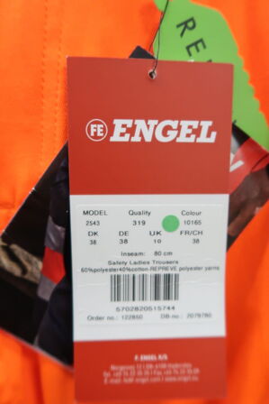 1 stk. Engel | Safety Light damebuks | Orange/blå | 38