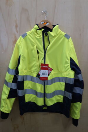 1 stk. Engel | Safety softshelljakke | Gul/blå | 2XL
