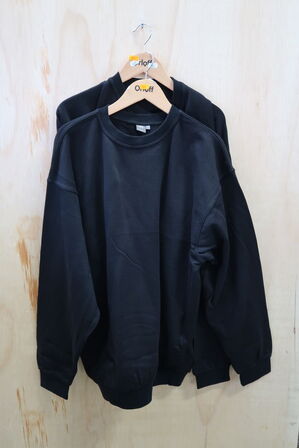 2 stk. ID I Sweatshirt I Sort I 2XL 