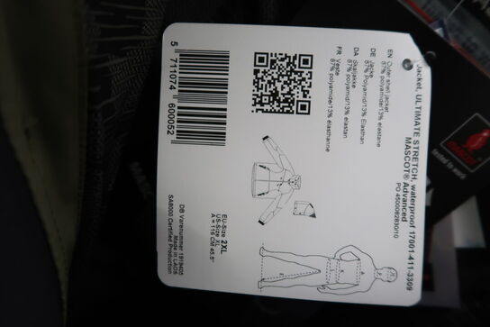 1 stk. Mascot | Skaljakke | Grøn/sort | 2XL