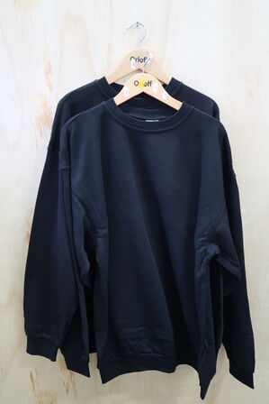 2 stk. ID I Sweatshirt I Sort I 2XL 