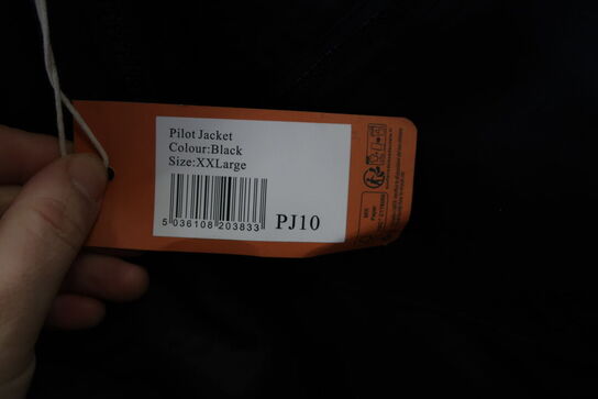 1 stk. Portwest | Pilotjakke | Sort | 2XL