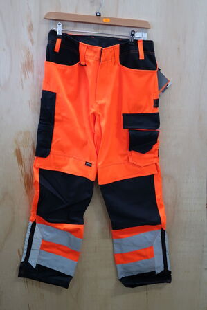 1 stk. Mascot | MASCOT® Kendal Bukser med knælommer | Orange/mørk marine | 82C49