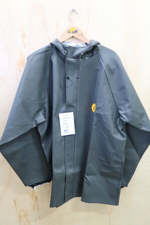 1 stk. Viking Rubber Co | Regnjakke Budget | Mørk grøn | L