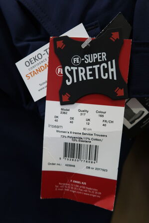 1 stk. Engel | X-treme servicebukser til kvinder | Mørk blå | 40