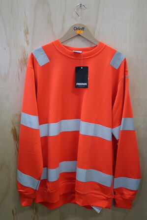 1 stk. Fristads | Hi Vis sweatshirt kl.3 7446 | Rød | XL