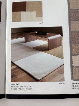 Gulvtæppe KILROY INDBO CAMBELL Offwhite 200 x 300
