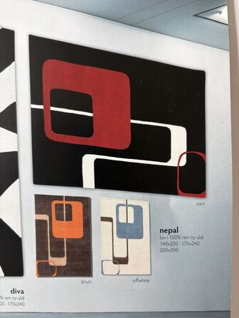 Gulvtæppe KILROY INDBO NEPAL Offwhite 200 x 300