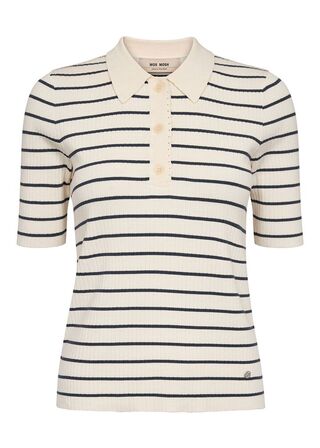 MmCaliz Stripe Ss Knit MOS MOSH Str.: L