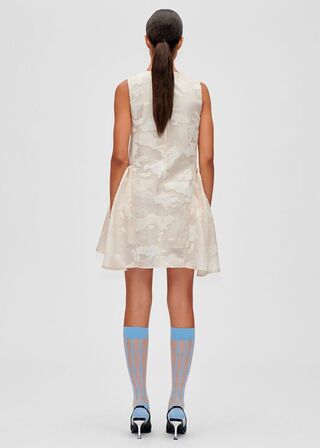 Romantic Ruffling Sleeveless Short Dress STINE GOYA Str.: M