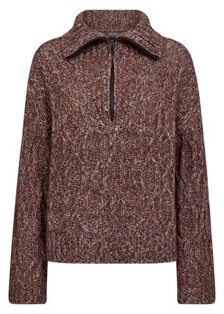 MMKelsey Highneck Knit MOS MOSH Str.: M