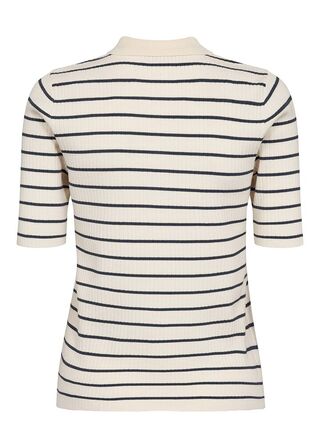 MmCaliz Stripe Ss Knit MOS MOSH Str.: L