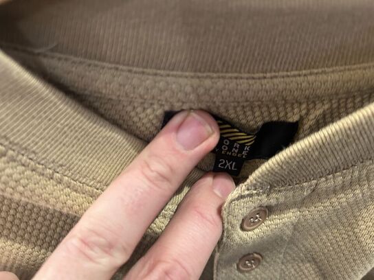 Engel Trøje med knapper, Str 2XL