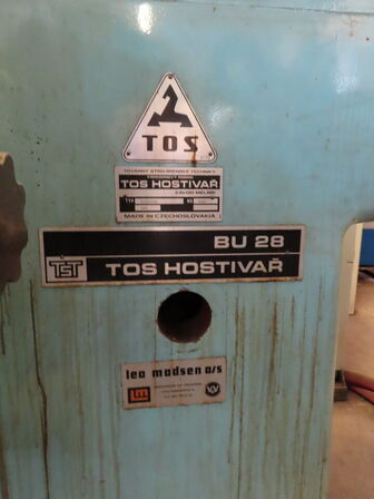 Rundslibemaskine m/innersliber, fabr. TOS, type BU 28 x 1000 årg 1982