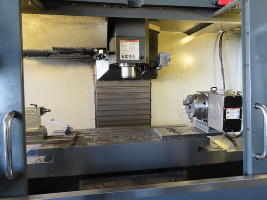 4 akset bearbejdningscenter, fabr. HAAS, type VF 4 SS årg 2013