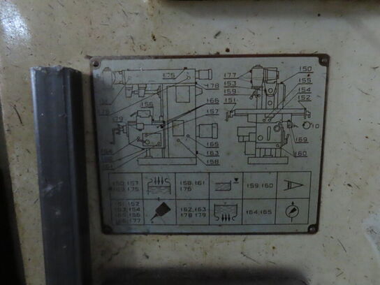 Fræsemaskine, fabr. STANKO, type 6 P 81