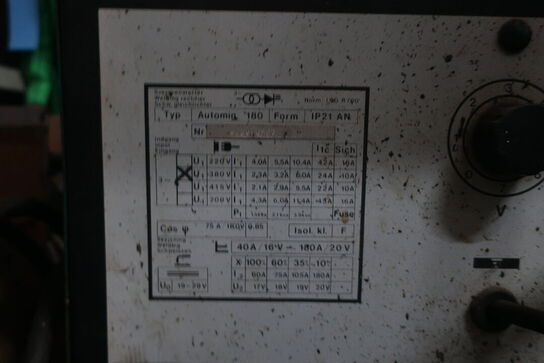 Svejsemaskine, fabr. MIGATRONIC, type AUTOMIG 180