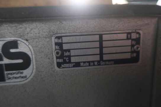 Hærdeovn, fabr. NABER, type N 41 /H årg. 1987