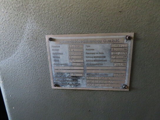 Rundslibemaskine, fabr. SCHAUDT, type AB 1000