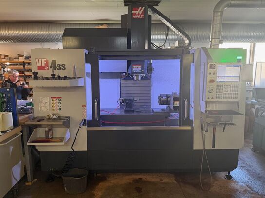 4 akset bearbejdningscenter, fabr. HAAS, type VF 4SS årg 2019 # KUN KØRT 332 timer