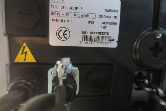 Svingkran, ABUS 500kg