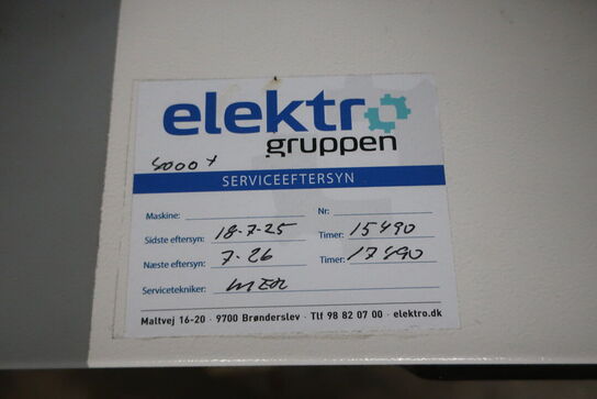 Skruekompressor, CHAMPION FM 07 RS, med filer og tank