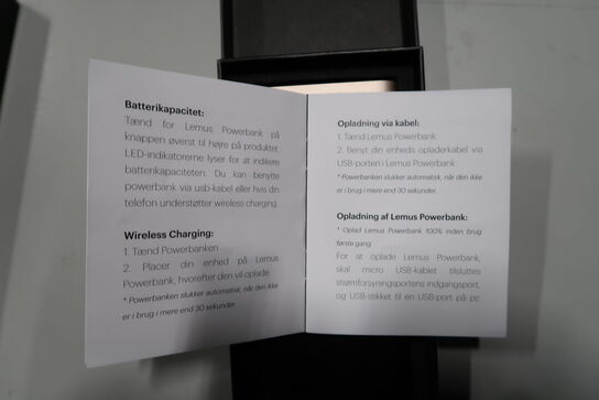 Powerbank 8000 mah LEMUS Gold