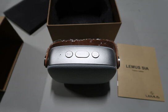 Transportabel højttaler LEMUS Sia Silver-Blue