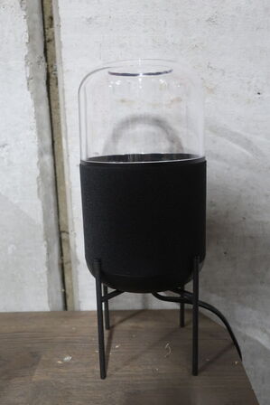 Pendel/bordlampe med indbygget højttaler LEMUS Life Black