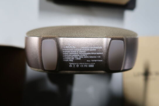 Transportabel højttaler LEMUS Sia Rose Gold