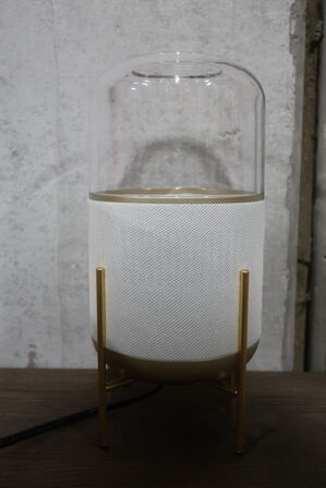Pendel/bordlampe med indbygget højttaler LEMUS Life Beige
