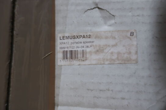 Transportabel højttaler LEMUS XPA12
