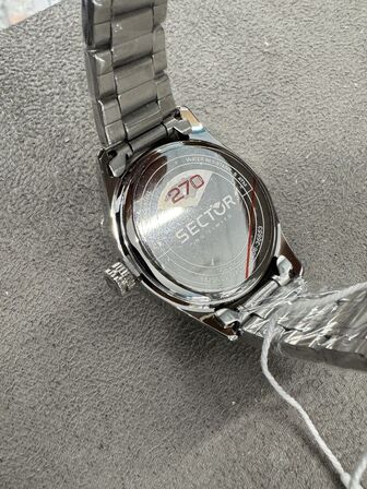 Armbåndsur SECTOR 270 30 MM 3H L.ROSE DIAL BR SS