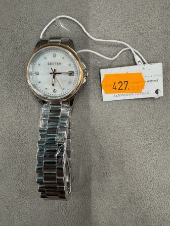 Armbåndsur SECTOR 230 32 MM 3H RG BEZEL WHIT MOP DIAL BR SS