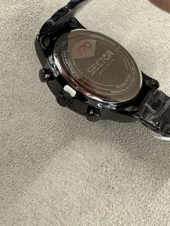 Armbåndsur SECTOR 270 45 MM CHR BLACK DIAL BR BLACK