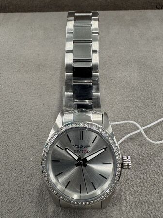 Armbåndsur SECTOR 270 30 MM 3H W/SILVER DIAL BR SS