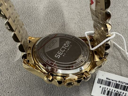 Armbåndsur SECTOR 230 43 MM CHR BLUE DIAL BRACELET SS