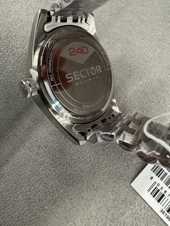 Armbåndsur SECTOR 240 41 MM 3H BLUE DIAL SS BR