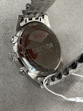 Armbåndsur SECTOR 240 41 MM CHR BLUE DIAL SS BR