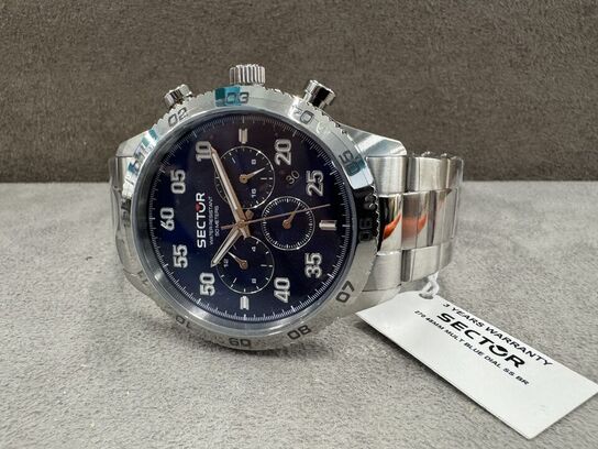 Armbåndsur SECTOR 270 45 MM MULT BLUE DIAL SS BR