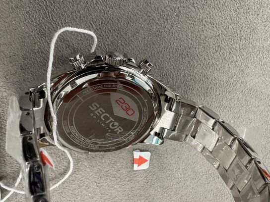 Armbåndsur SECTOR 230 43 MM CHR BLUE DIAL SS BR