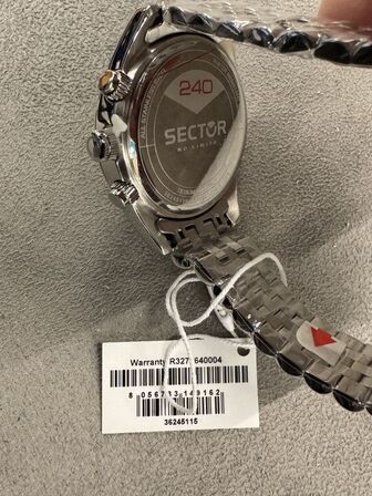 Armbåndsur SECTOR 240 41 MM CHR GREEN DIAL SS BR